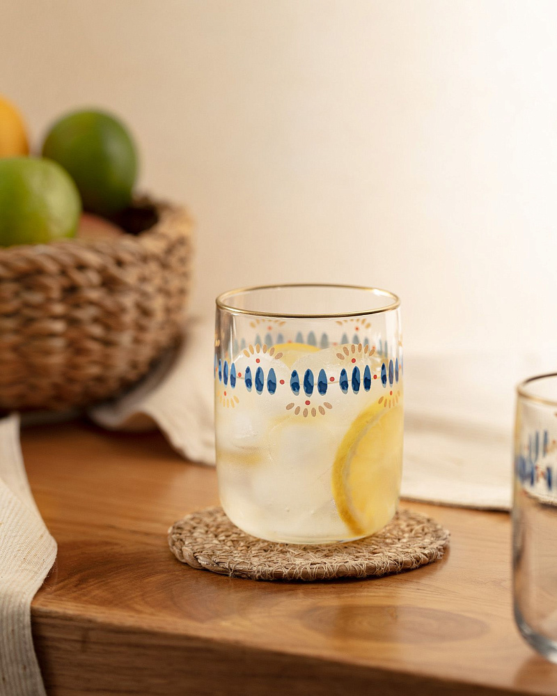 Набор стеклянных стаканов для напитков Musette из 4 шт., 270мл