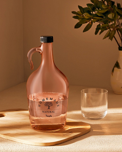 Бутылка для воды Maud Gallon 1500 мл - янтарная