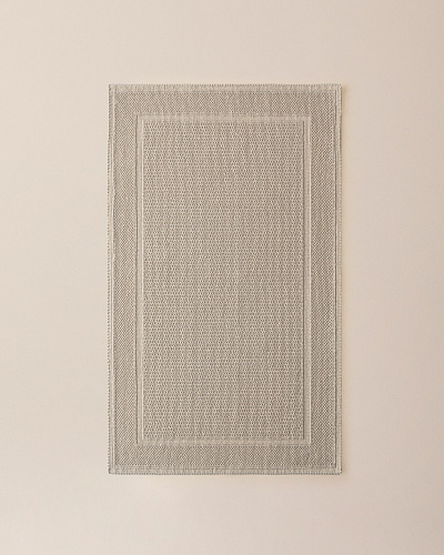 Коврик для ванной Gordes 50x80 см. - бежевый / белый