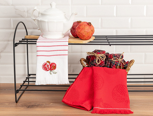 Комплект кухонных полотенец Mirabelle из 2 шт., 40x60 см. - хлопок