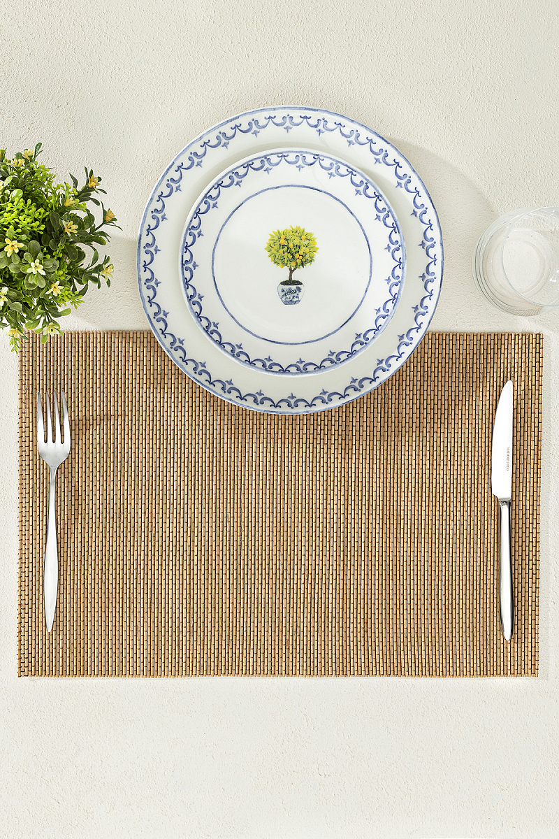 Набор сервировочных ковриков Leva из 4 шт., 45x30 см. - темно-синий