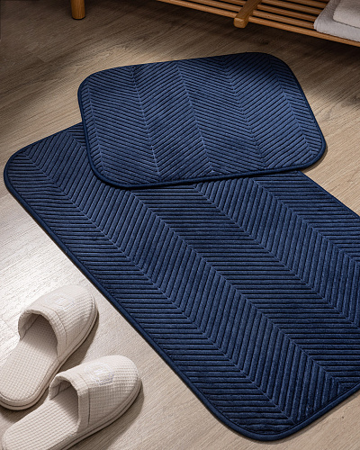 Набор ковриков для ванной Emele 60x100 см и 50x60 см, полиэстер