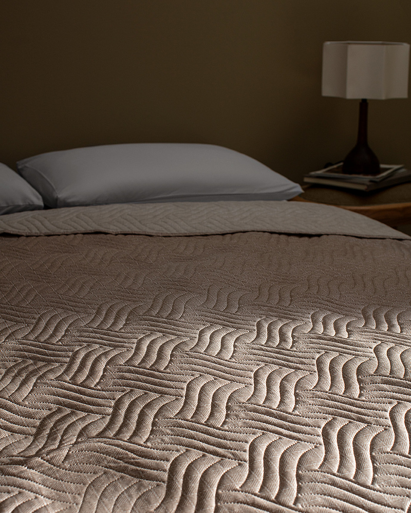 Покрывало двуспальное Odette 200x220 см, полиэстер