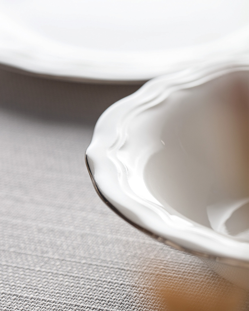 Столовый сервиз Viola из 24 предметов, new bone фарфор