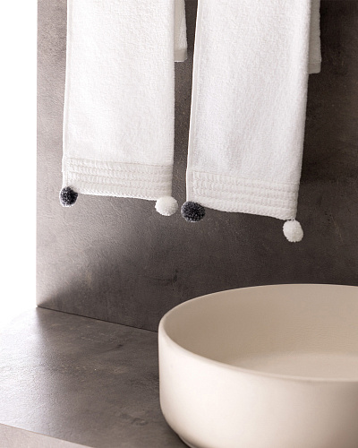 Набор полотенце для рук Valerie из 2 шт., 30x46 см. - белый