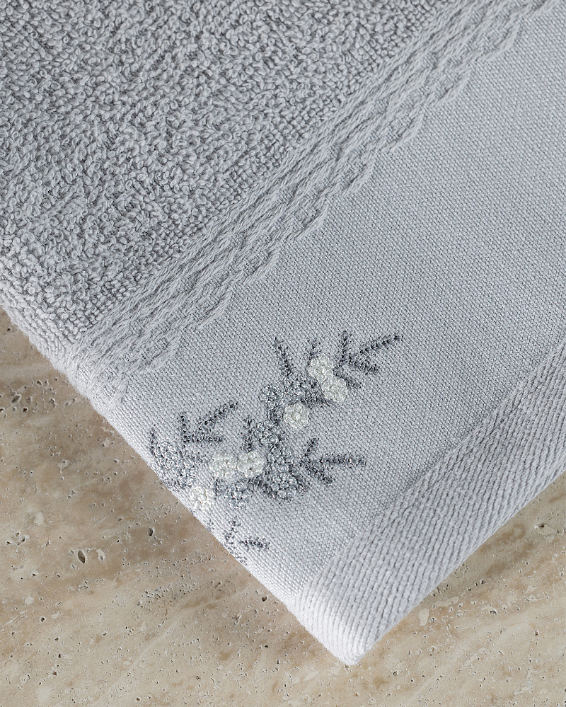 Набор полотенце для рук Pansy из 2 шт., 30x45 см. - светло-серый