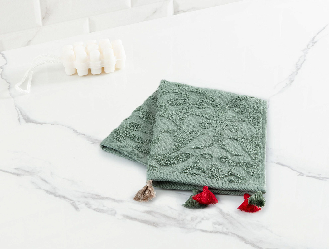 Полотенце для рук Giverny 30x40см - зеленое