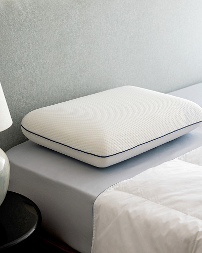 Подушка Fuchsia Visco гипоаллергенная с охлаждающим гелем 60x40 см, - вискоэластик