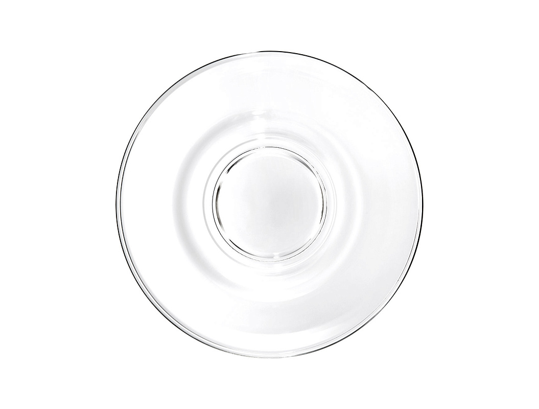 Набор стеклянных блюдец Tace из 6 шт., 12x12x1,7 см