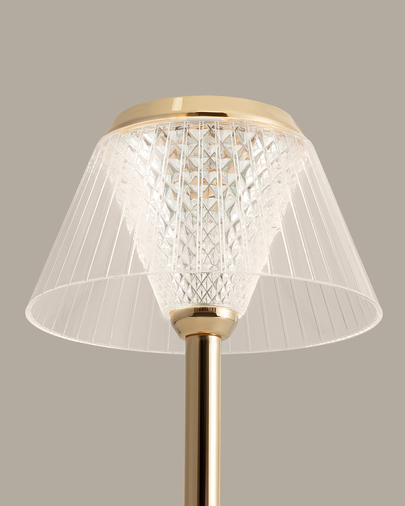 Настольная лампа Andre Touch 15x15x30,5 см, алюминий