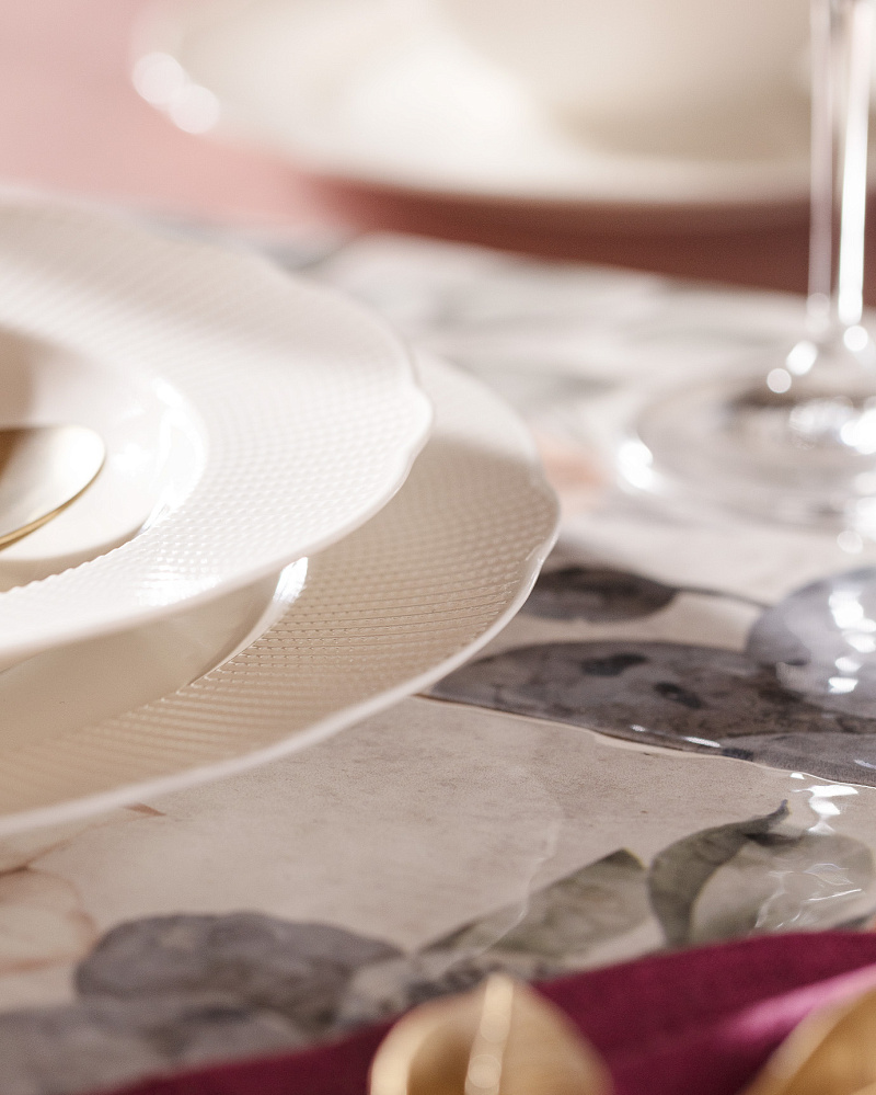 Столовый сервиз Delron из 24 шт. - белый