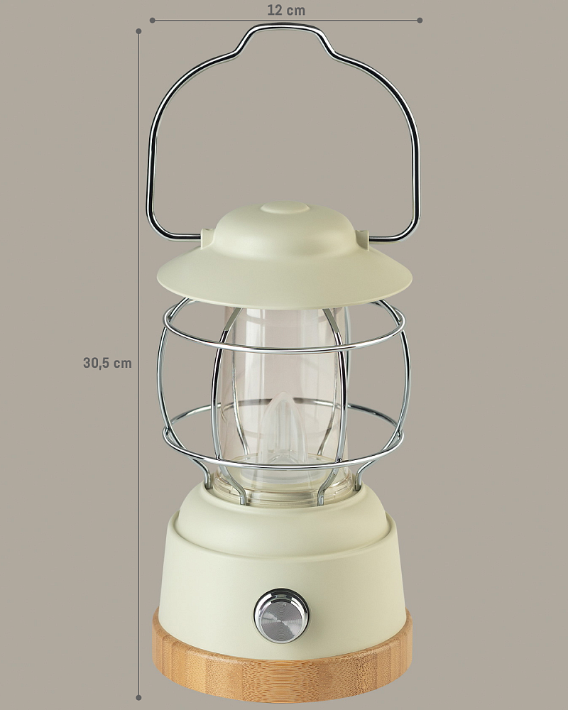 Абажур Klina Touch 12x30,5 см. - светло-салатовый