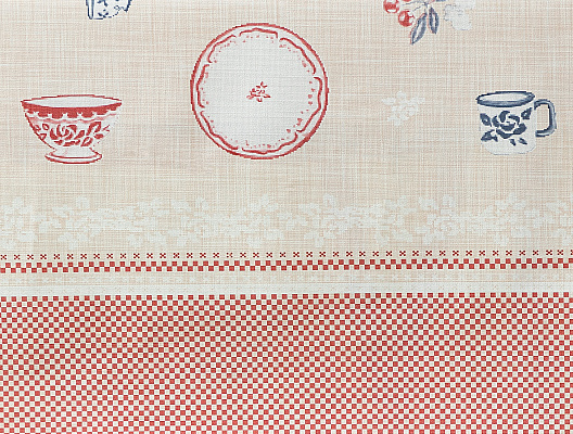 Скатерть Mavel 140x140 см. - бежевая