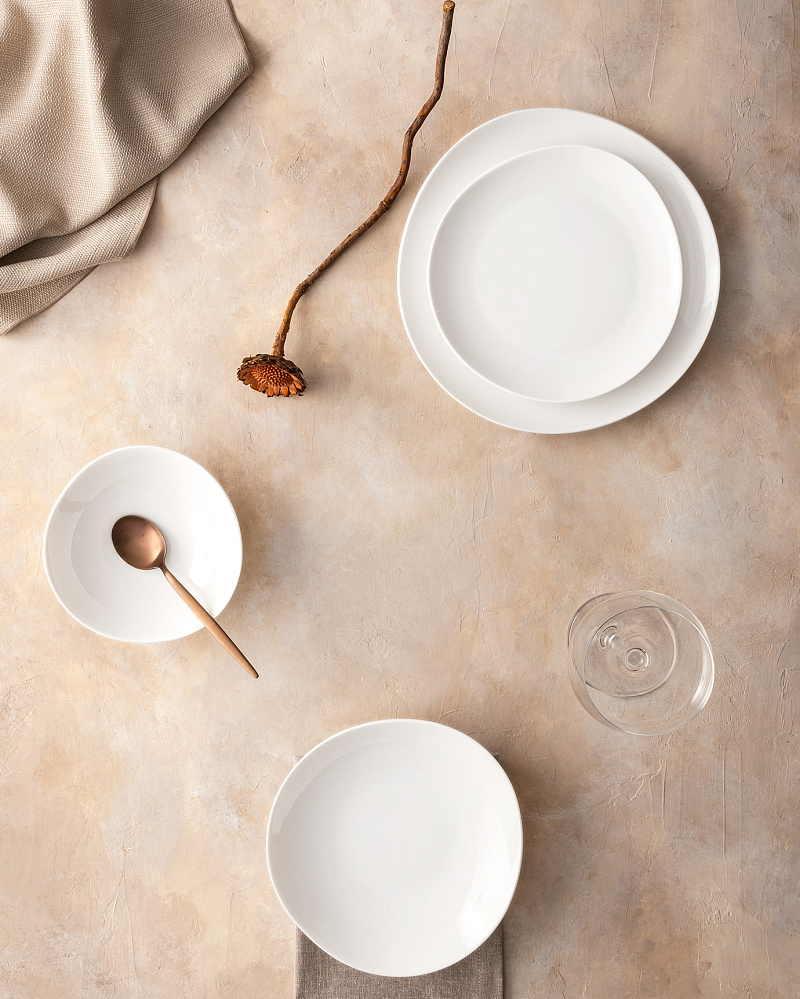 Столовый сервиз Bormio из 24 предметов, фарфор