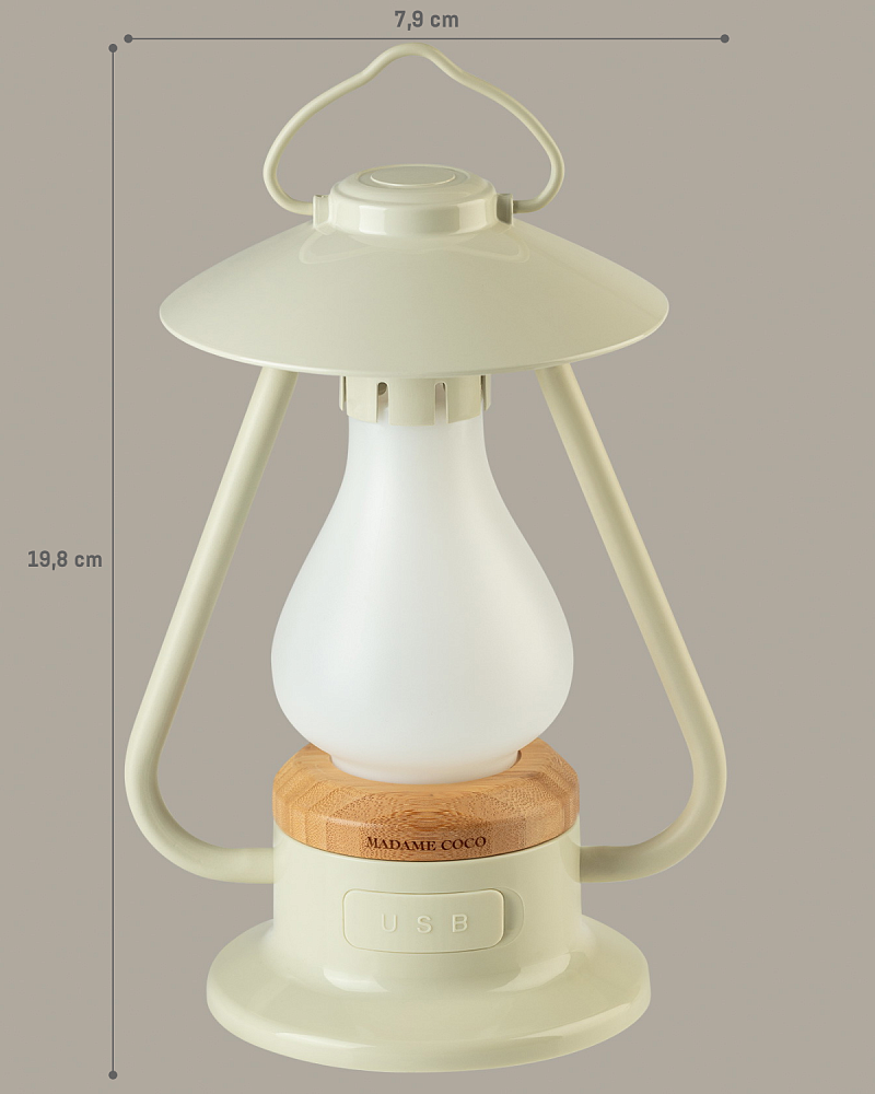 Абажур Nela Touch 19,8x7,9 см. - светло-салатовый