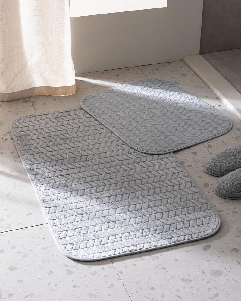 Комплект ковриков для ванной Norris из 2 шт., 60x100 см и 50x60 см. - полиэстер