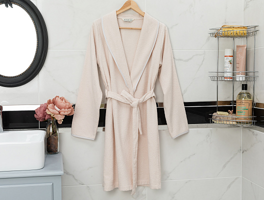 Банный женский халат Belda L-XL, хлопок