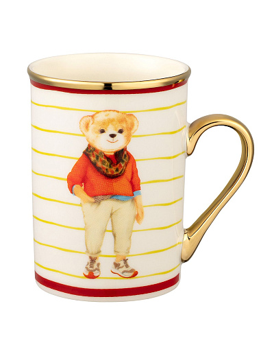 Кружка Jolie Bear Mark - разноцветная. Размер:7*10*10см.