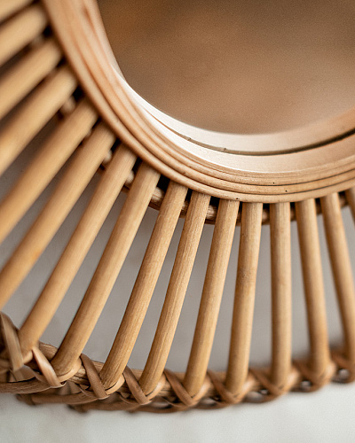 Зеркало Perle 60x50x6 см. - бежевое