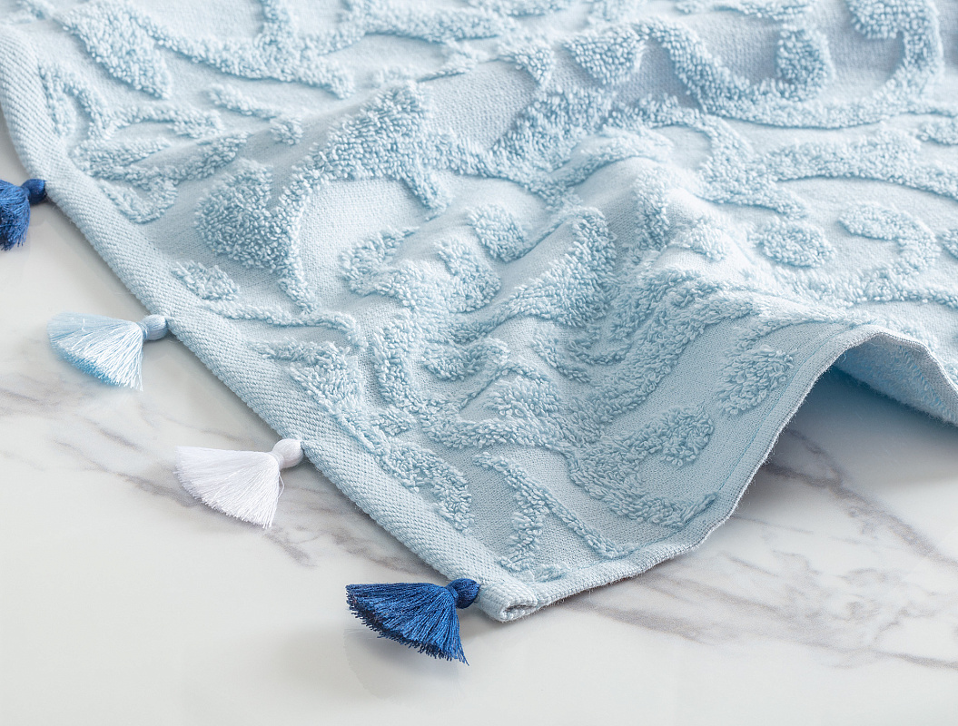 Полотенце для лица Giverny 50x70см - синее