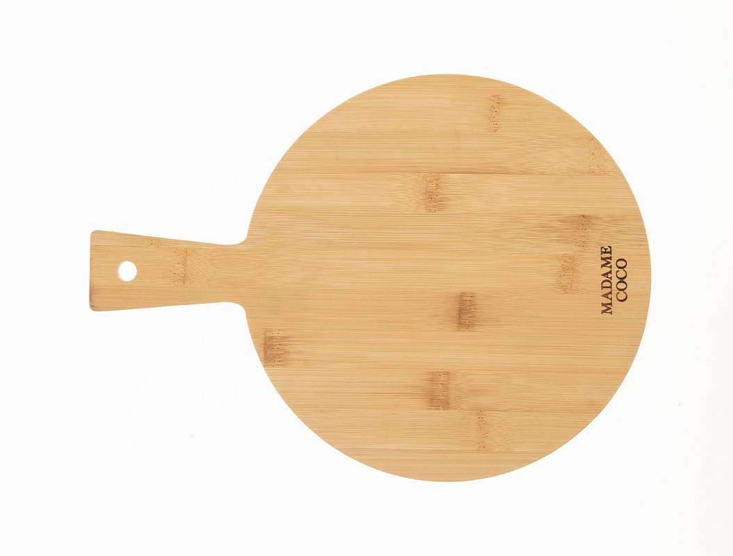 Доска разделочная круглая Richelle Bamboo 33x24x0,9 см. - бамбук