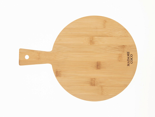 Доска разделочная круглая Richelle Bamboo 33x24x0,9 см. - бамбук