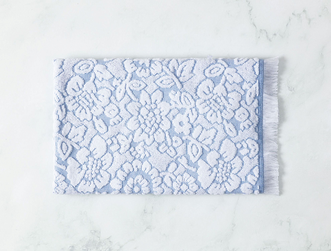 Полотенце для лица Maynard 50x70см - синее / белое