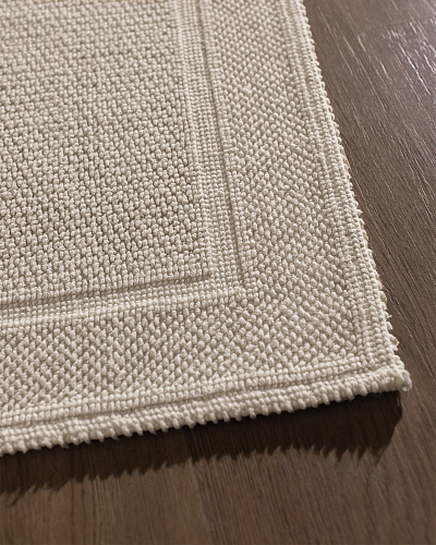 Коврик для ванной Gordes 50x80 см. - бежевый / белый