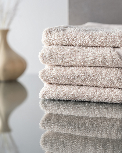 Набор полотенец для рук Sabine из 4 шт., 30x45 см. - бежевый