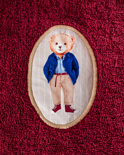 Полотенце для лица Billie 50x70 см. - красное