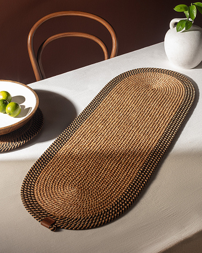 Скатерть-дорожка Alsace 35x100 см, - полипропилен, регенерированный хлопок