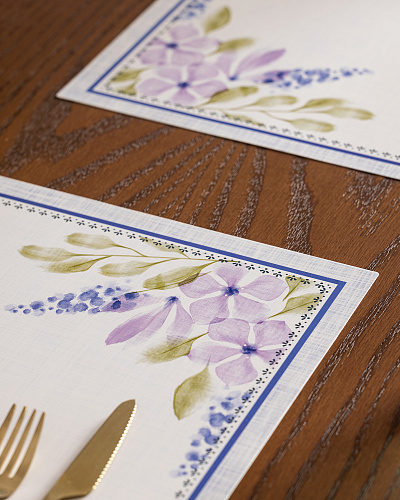 Набор сервировочных ковриков Merlot 42x29 см. - полиэстер