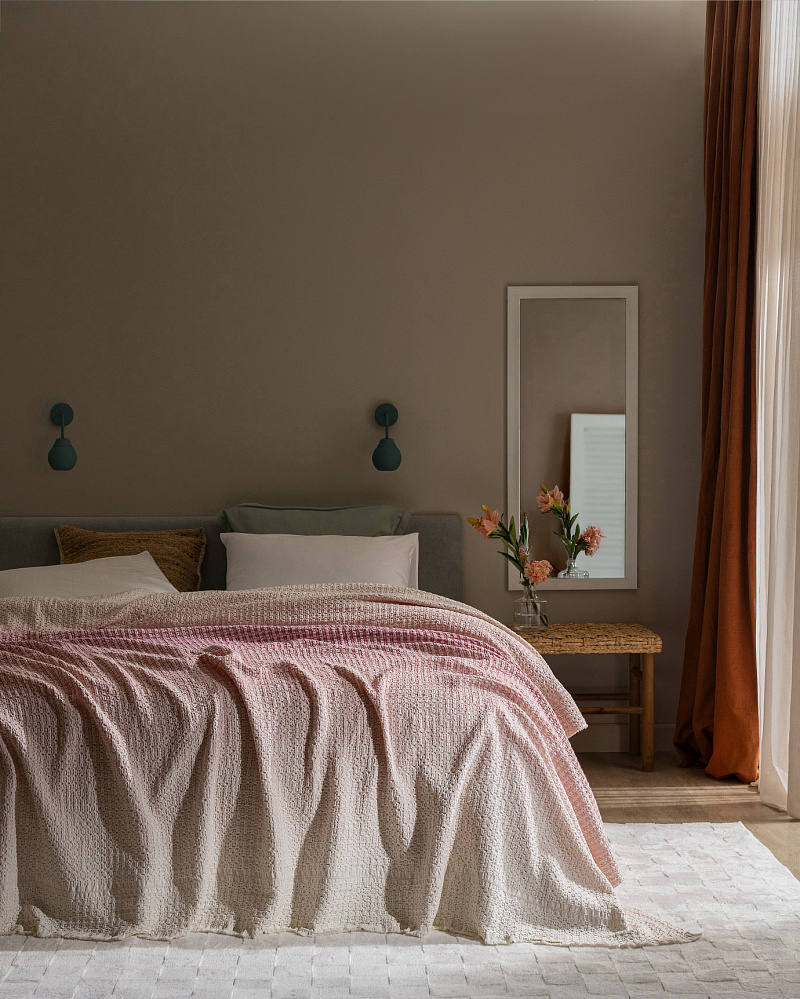 Покрывало двуспальное Lunevere 220x230 см. - хлопок