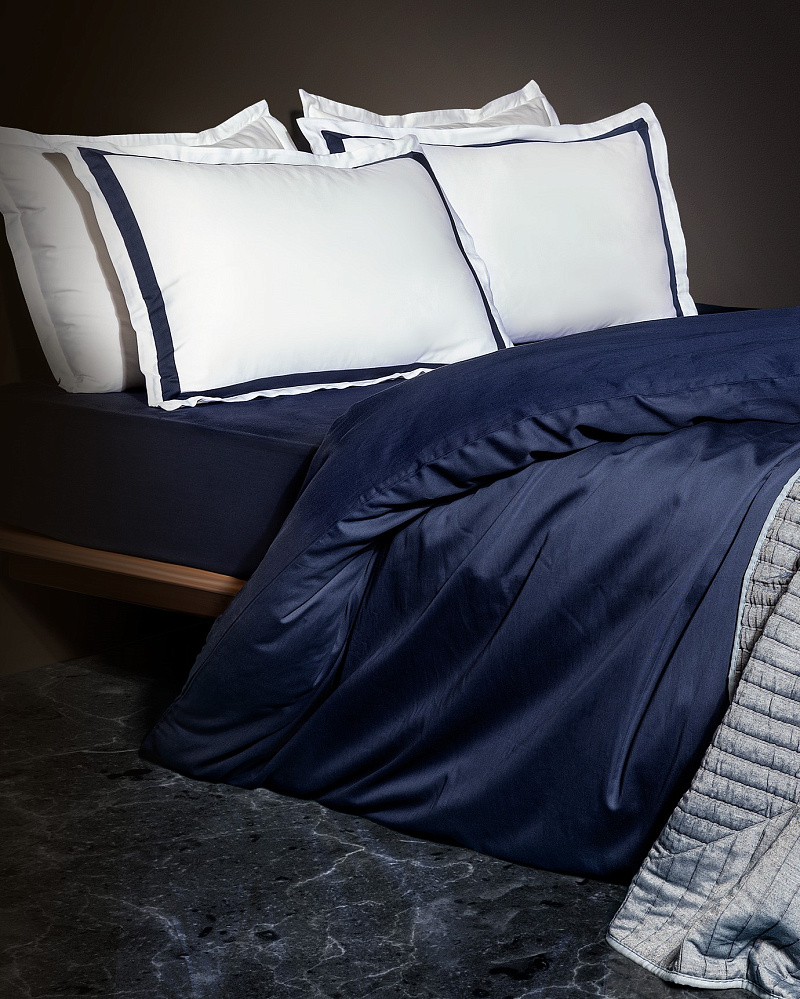 Комплект постельного белья семейный Jeanne Yacht Collection с 4 наволочками и 2 пододеяльниками 240х260 см, хлопок