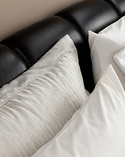 Подарочный комплект постельного белья двуспальный Notre с покрывалом, пледом и одеялом 240x260 см, хлопок