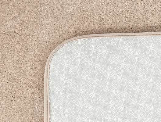 Набор ковриков для ванной Carol из 2 шт., 60x100-50x60 см. - бежевый