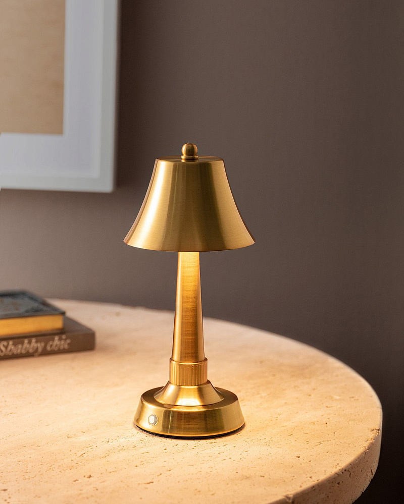 Лампа  Valerie 12x12x25 см - золотая