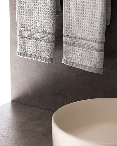 Набор полотенец для рук Alissa из 2 шт., 30x46 см. - серый