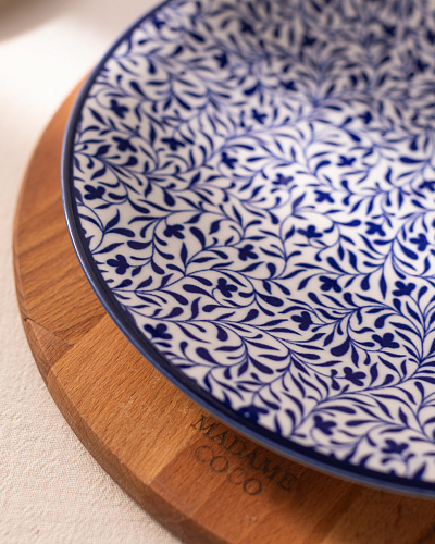 Сервировочная тарелка Rêve Bleu La Graine 25 см. 