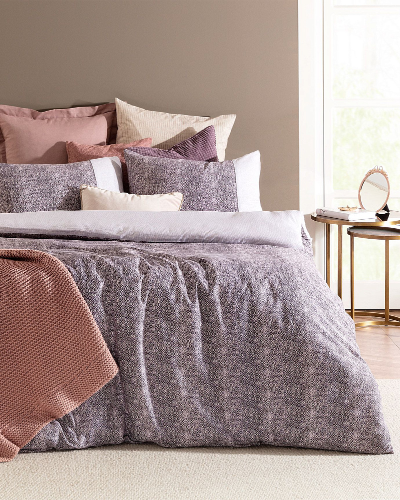 Комплект постельного белья двуспальный Diane Double-less Madame Coco Crep 240x260 см, хлопок