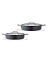 Изображение товара Набор профессионаьных кастрюль из 2 шт., 1 л, 1,8 л. - черный