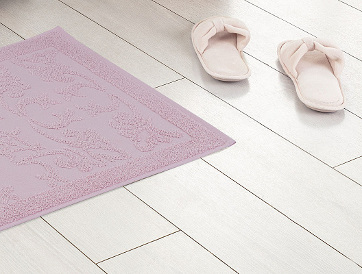 Полотенце для ног Berthe 50x70 см - светло-сливовое