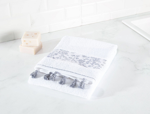 Полотенце для лица Fayette 50x80 см - белый
