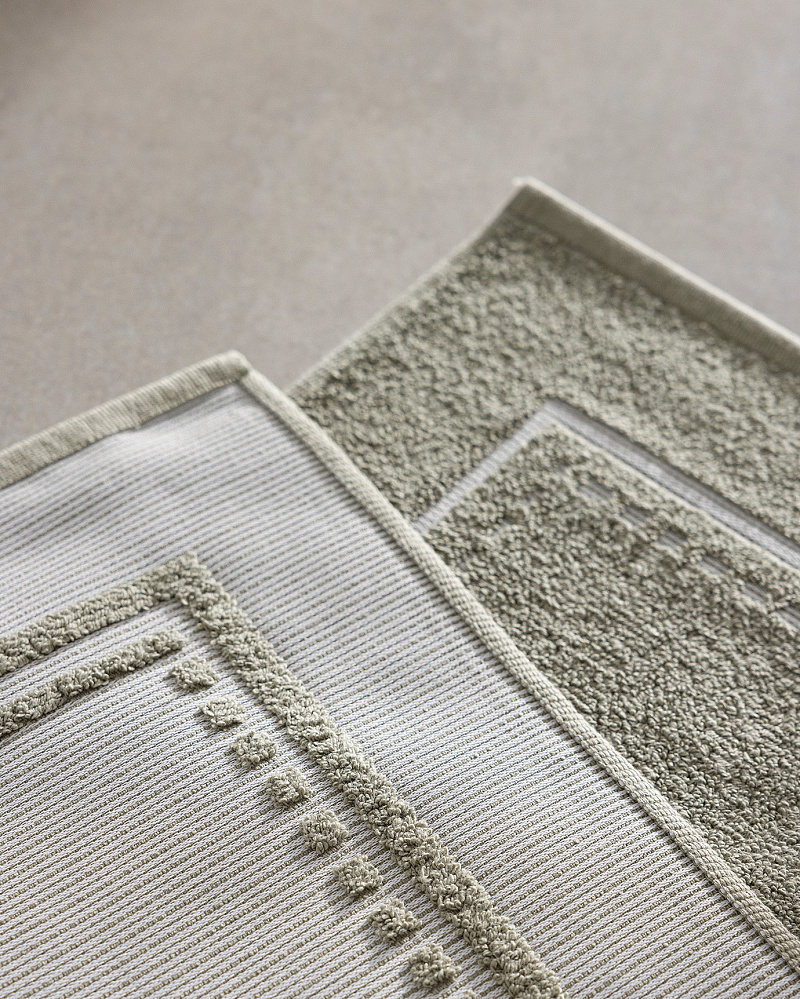 Полотенце для ног Angeline Natural Collection 50x80 см, - хлопок, пвх