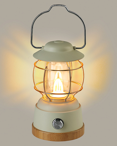 Абажур Klina Touch 12x30,5 см. - светло-салатовый