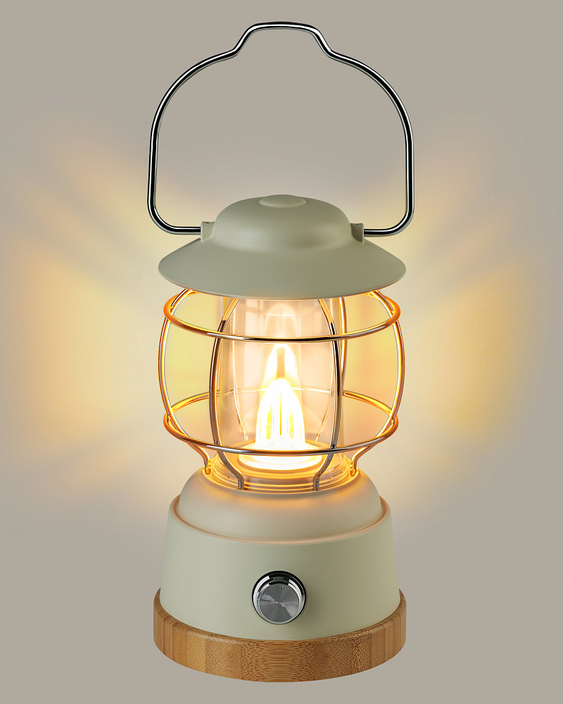 Абажур Klina Touch 12x30,5 см. - светло-салатовый