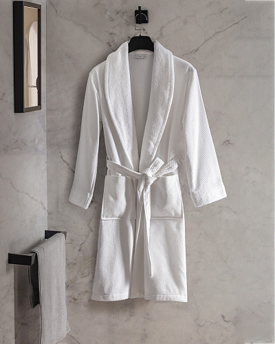 Халат унисекс Riz Hotel Collection L-XL р. - белый.