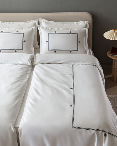 Комплект постельного белья семейный Lilas с 4 наволочками и 2 пододеяльниками 160x220 см, хлопок