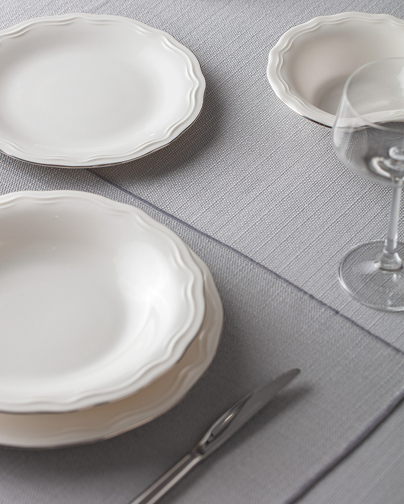 Столовый сервиз Viola из 24 предметов, new bone фарфор