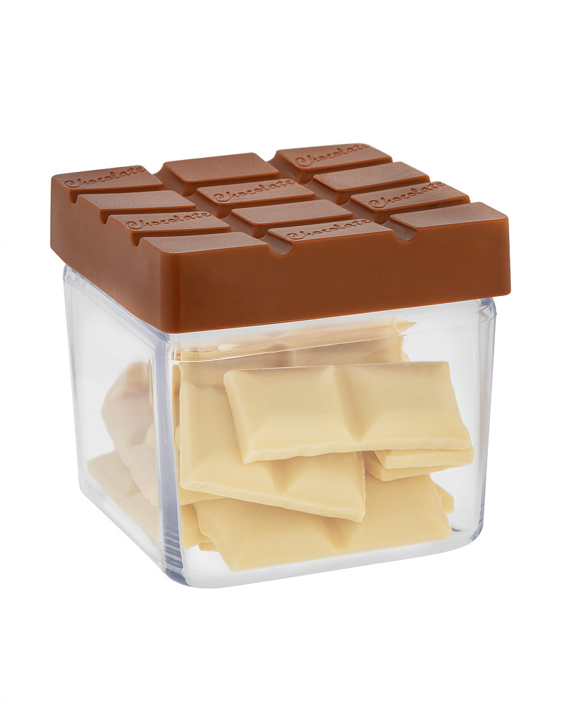 Контейнер для хранения Chocolate 500 мл. - прозрачный / коричневый